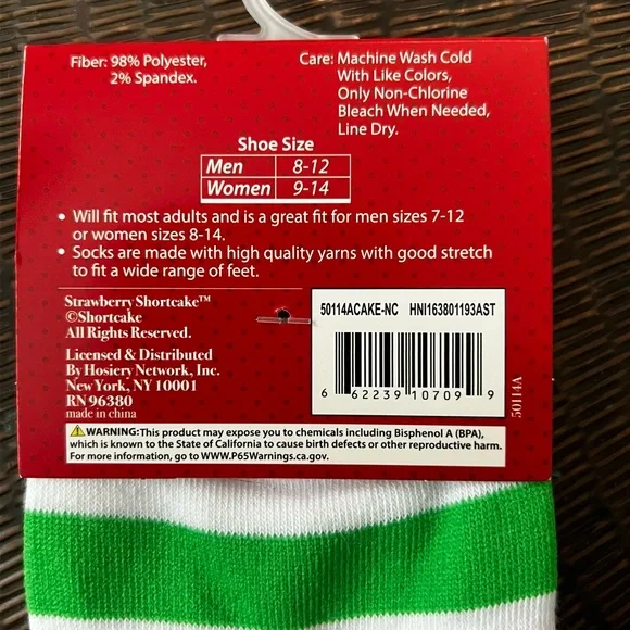Brand new Strawberry Shortcake socks 🍓 - Picture 4 of 4